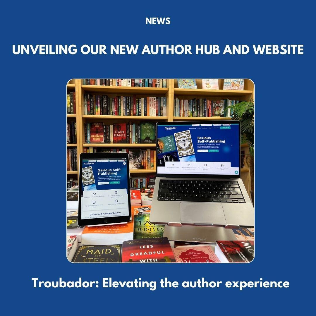 Investing in technological growth. Unveiling our new Author Hub and website